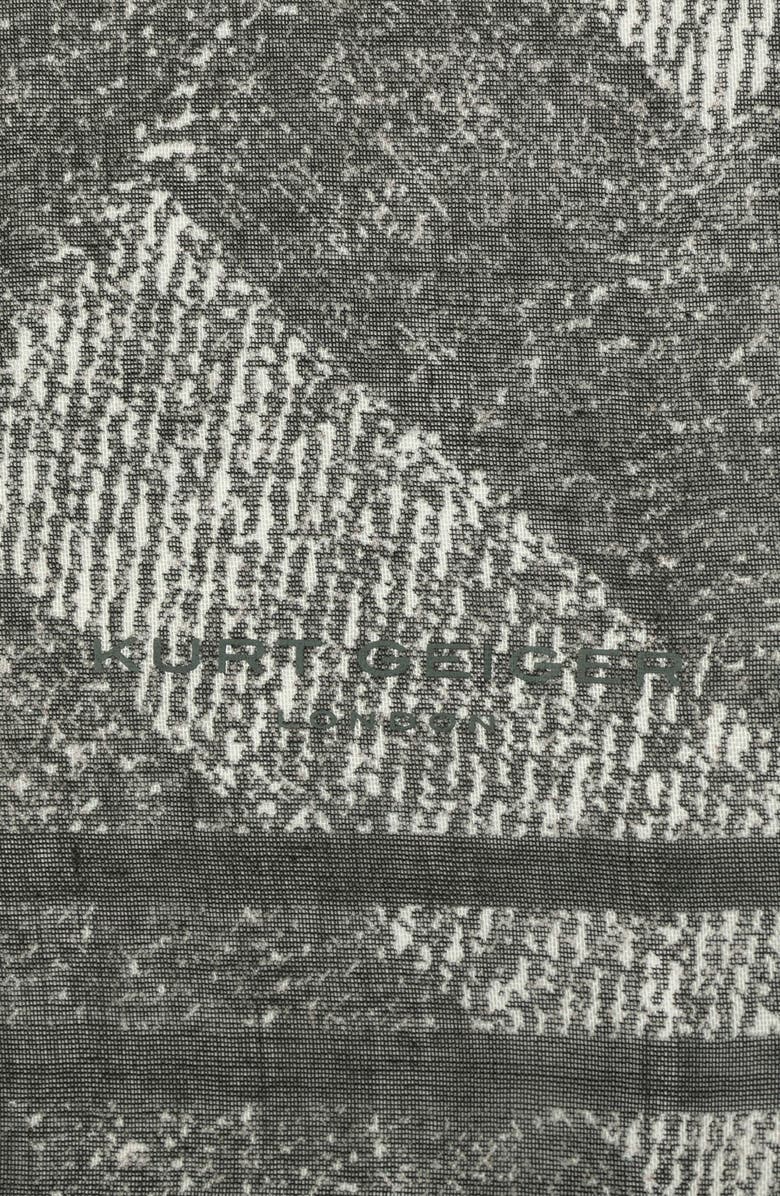 Kurt Geiger London Denim Print Oblong Scarf, Alternate, color, 