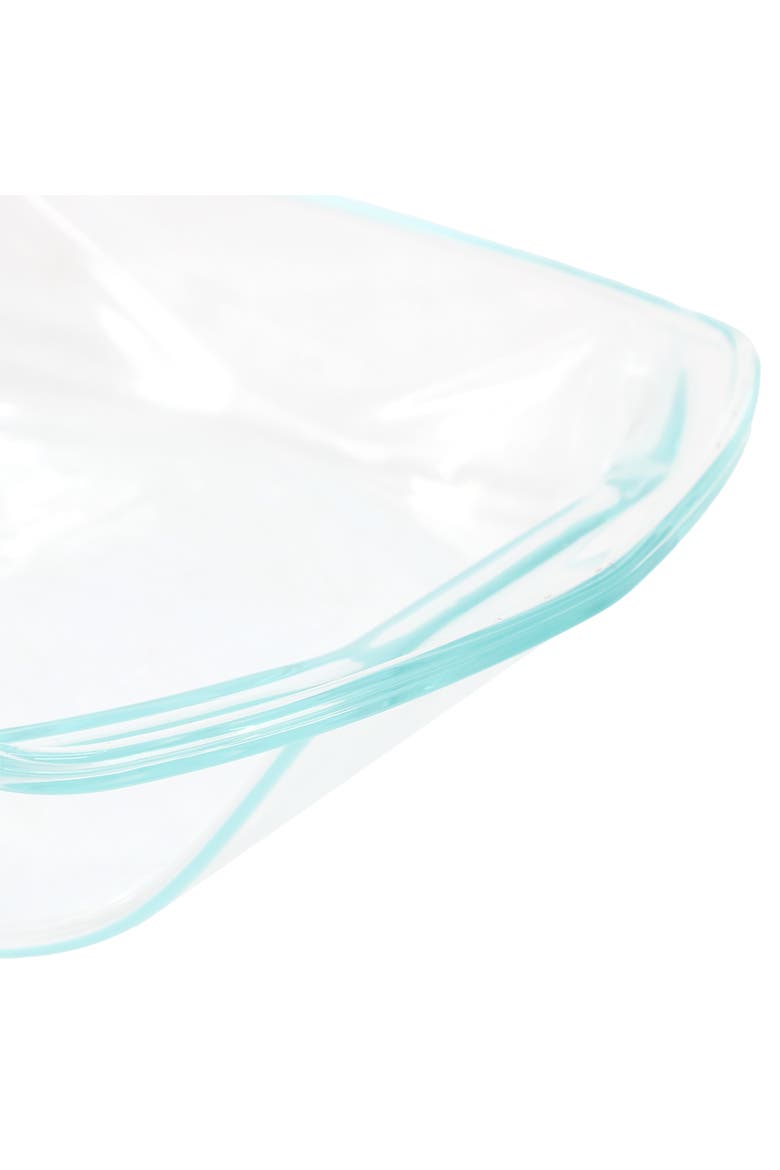 Carnegie Hill 14 inch x 12 Inch x 2.8 Inch Tempe Glass Baking Pan with Built-in Handles, Alternate, color, Clear