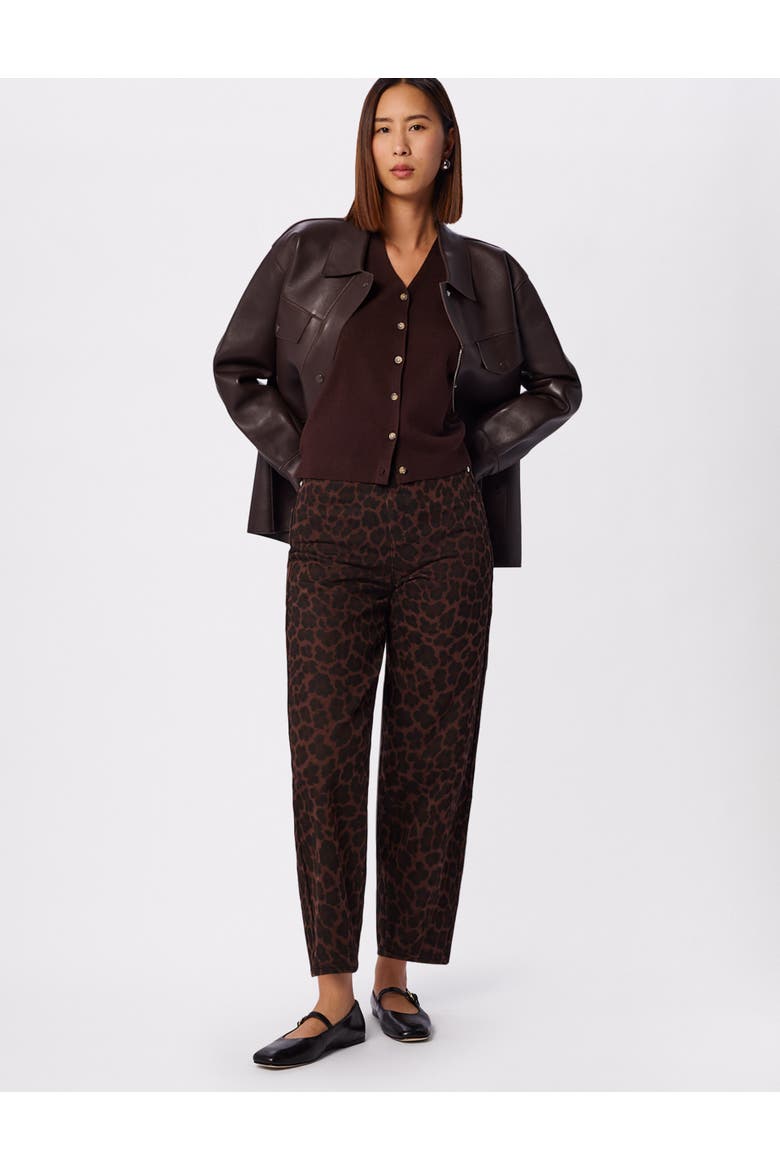 Leopard Print Barrel Jean, Alternate, color, Leopard Print