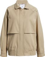 MANGO Oversize Cotton Blend Jacket