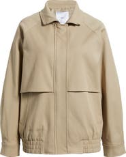 MANGO Oversize Cotton Blend Jacket