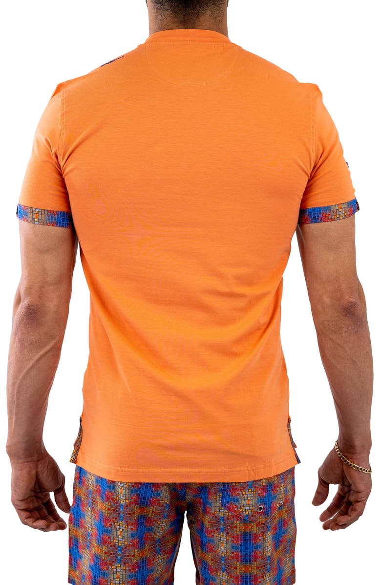 Maceoo Vivaldi V-Neck T-Shirt, Alternate, color, Orange