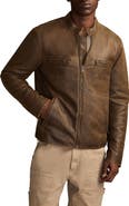 Lucky Brand Bonneville Washed Leather Jacket