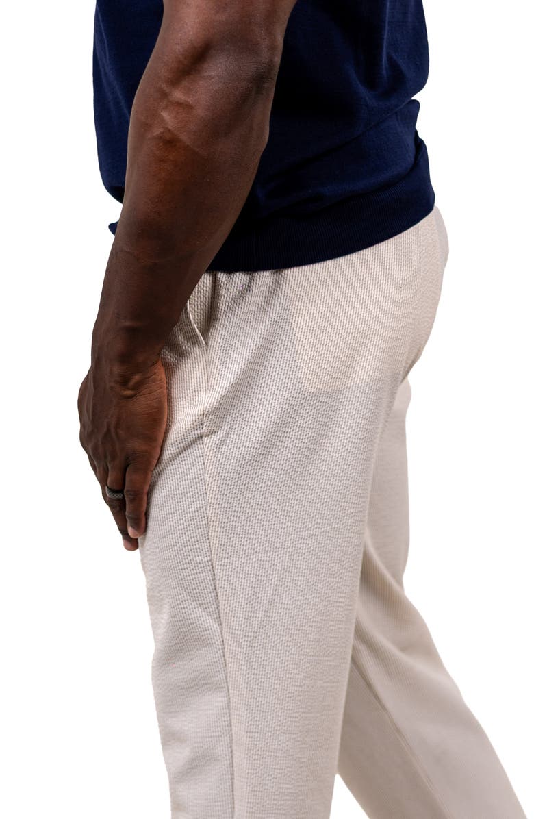 Maceoo Marthyr Tapered Leg Drawstring Pants, Alternate, color, White