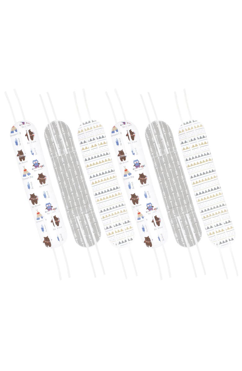 Luvable Friends 6Pk Belly Binder, Main, color, Be Brave