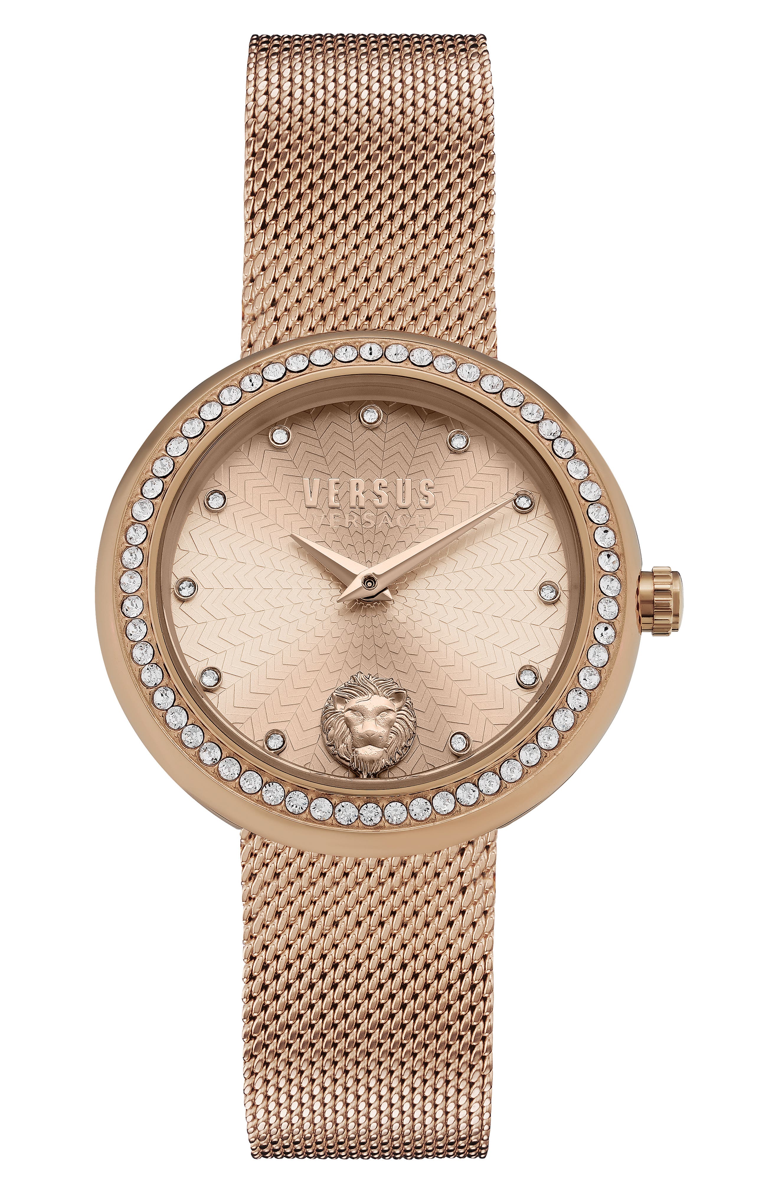 VERSUS Versace Lea Mesh Bracelet Watch, 35mm