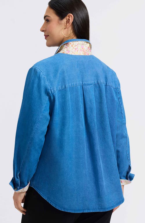 Foxcroft Margie Denim Button-up Shirt