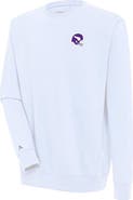 ANTIGUA Men's Antigua White Minnesota Vikings Victory Crewneck Pullover Sweatshirt