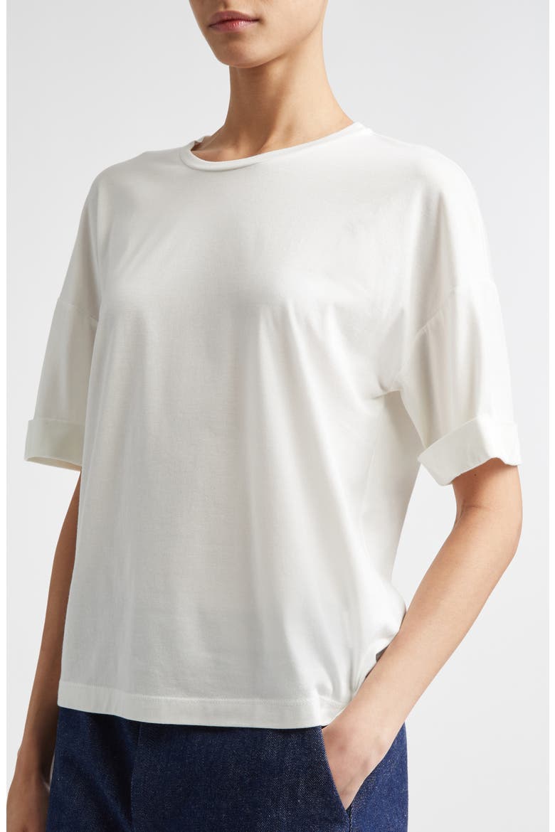 Worth Modal & Cashmere T-Shirt, Alternate, color, WHITE