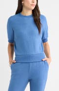 Caslon® Bubble Sleeve Sweatshirt