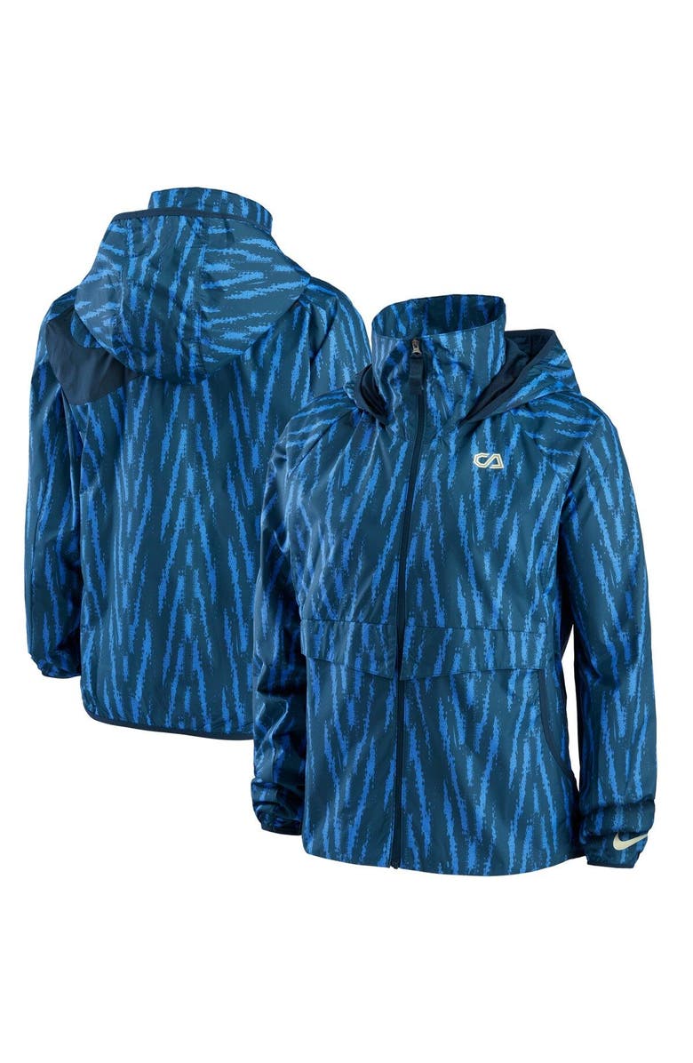 Nike Women's Nike Navy Club America AWF Raglan Full-Zip Jacket, Main, color, Navy