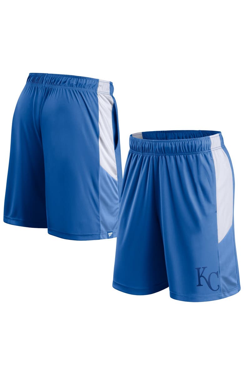 FANATICS Men's Fanatics Branded Royal Kansas City Royals Champion Rush Color Block Shorts, Main, color, Royal