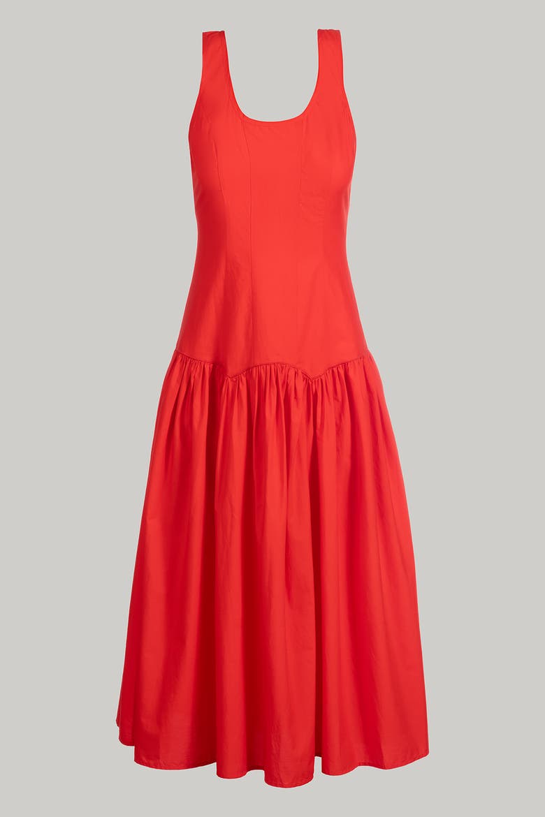 Garance Dress, Alternate, color, Cherry