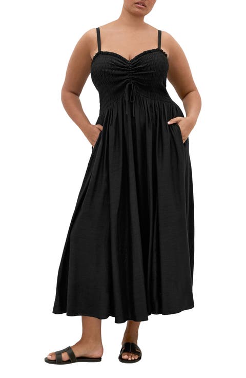 Maui Smocked Maxi Sundress (Plus)
