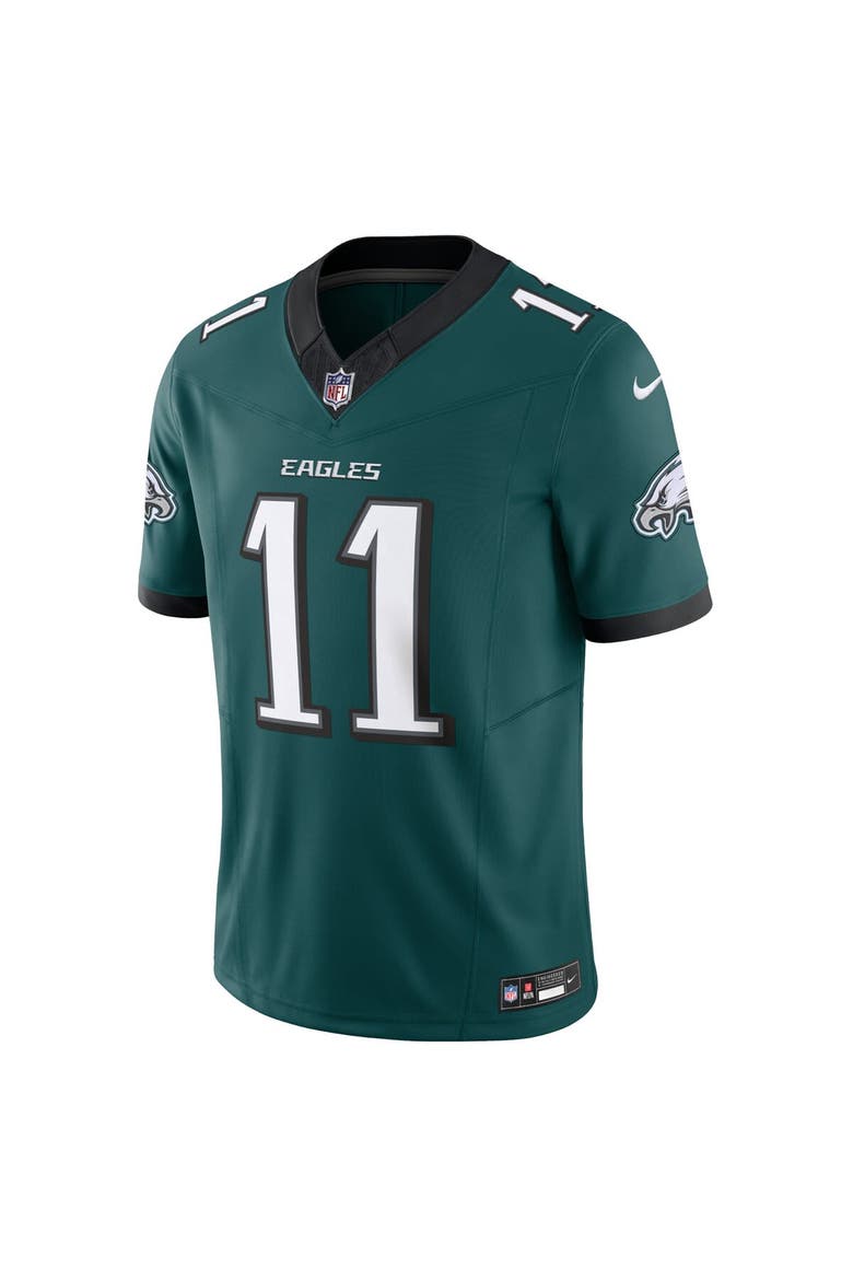 Men's Nike A.J. Brown Midnight Green Philadelphia Eagles Vapor F.U.S.E. Limited Jersey, Alternate, color, Green