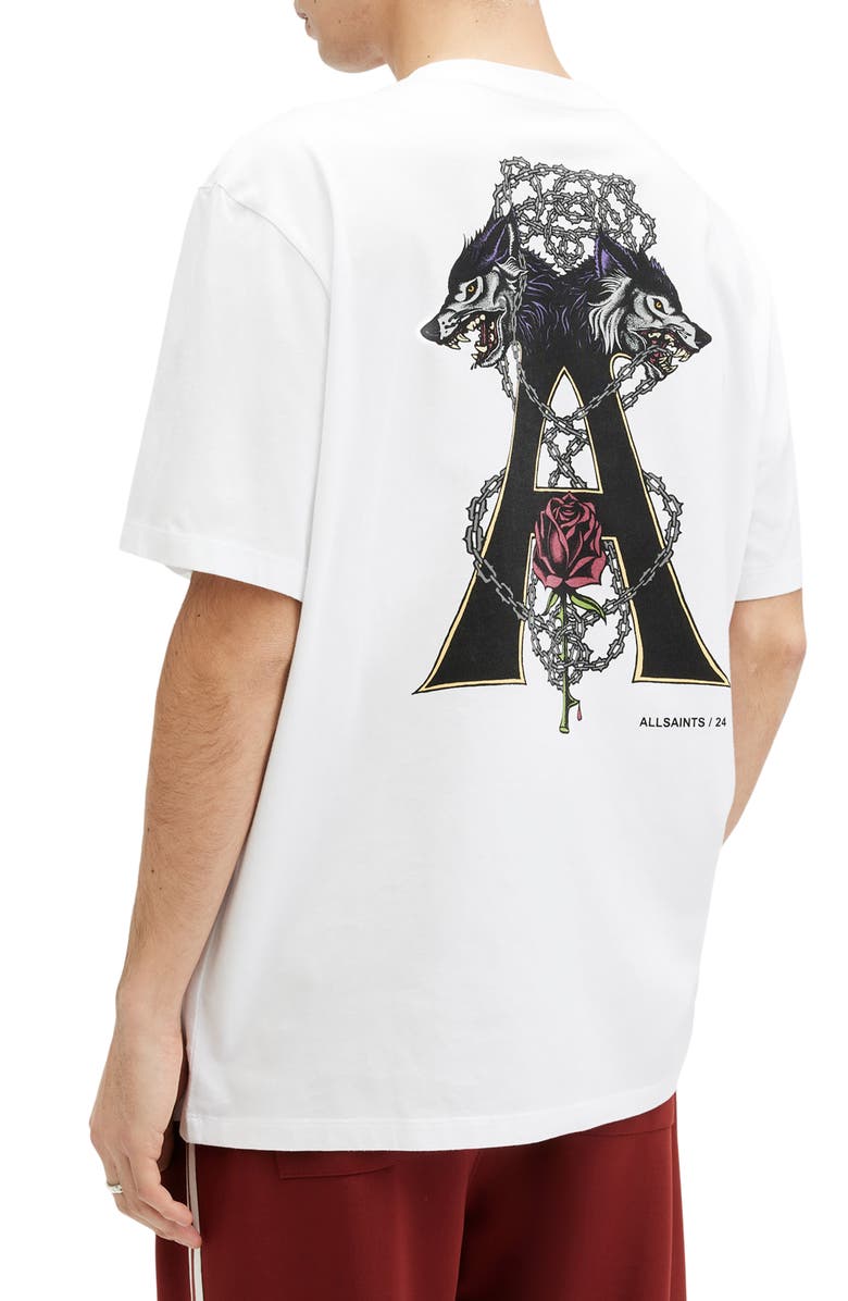 AllSaints Wulfane Graphic T-Shirt, Alternate, color, 