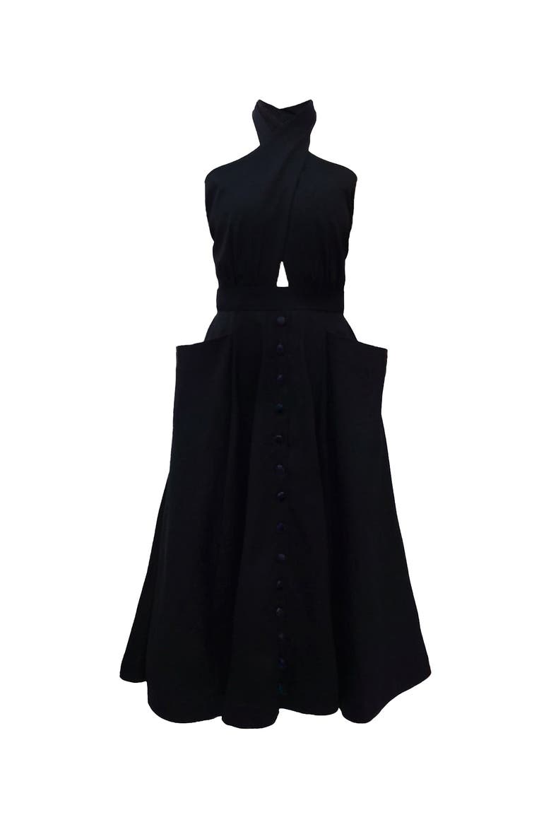 Mariana Dress, Alternate, color, BLACK
