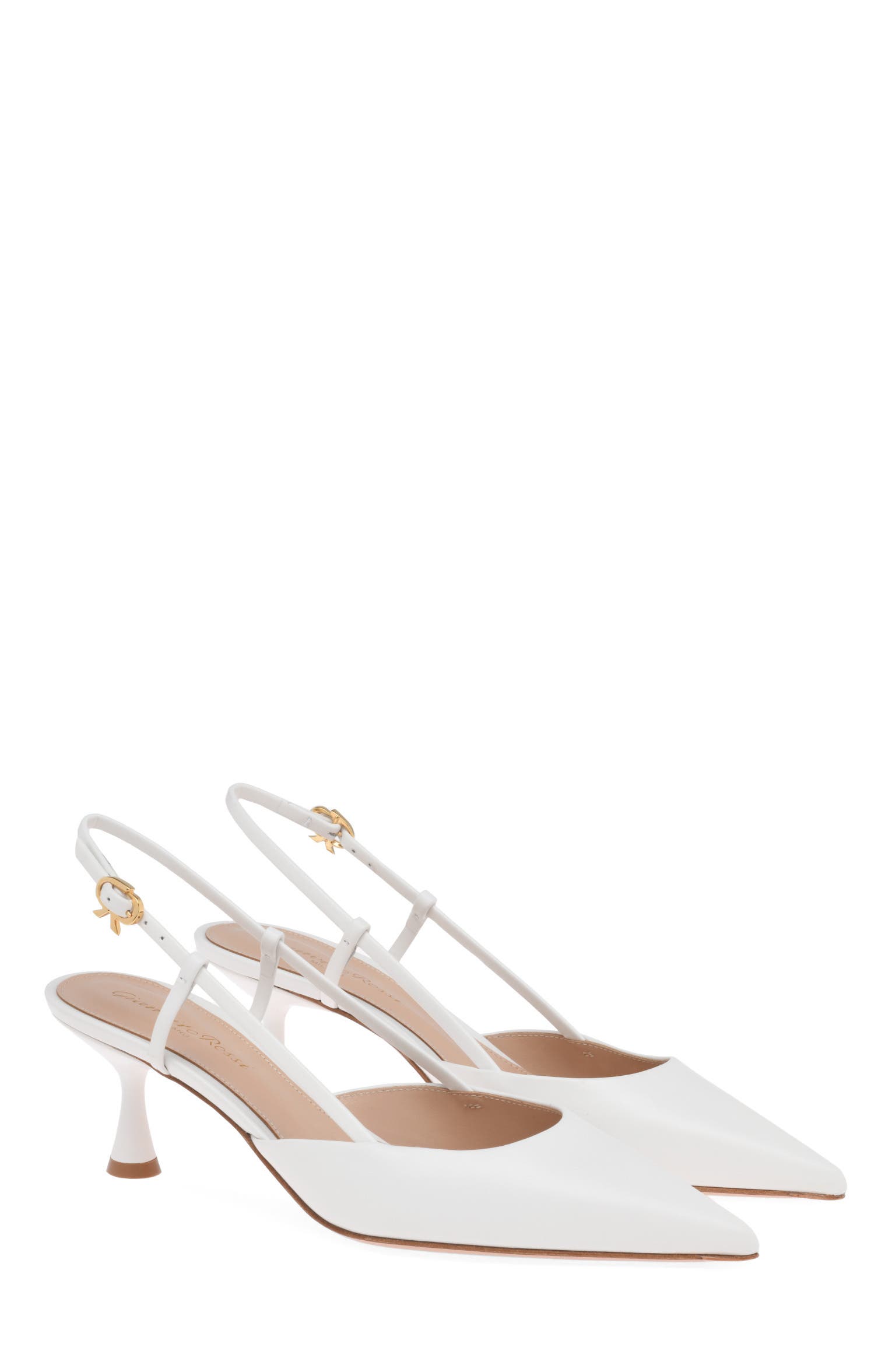 Ascent 55 Slingback, Alternate, color, WHITE Leather