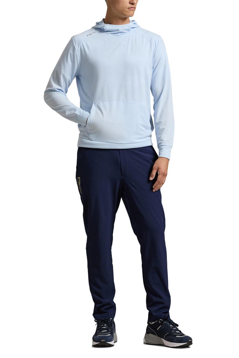 Lounge Jersey Hooded Sweatshirt, Alternate, color, OXFORD BLUE