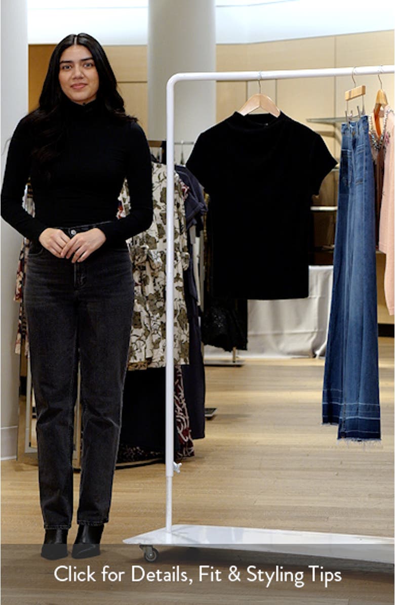 Katie Draped Rib Top, sales video thumbnail