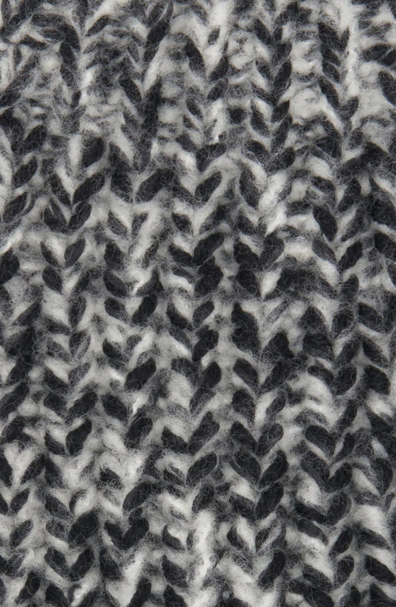 Moncler Creativo Logo Patch Wool Blend Beanie, Alternate, color,