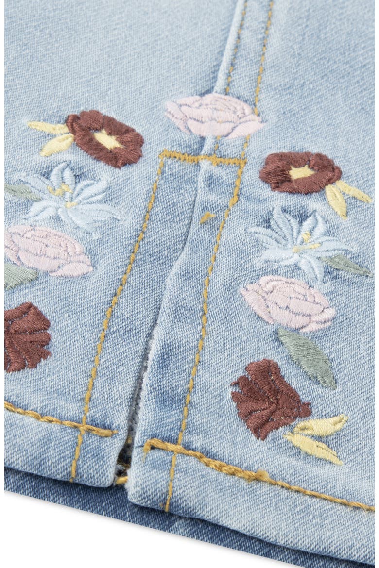 Kids' Embroidered Wide Leg Jeans, Alternate, color, FAR AND WIDE
