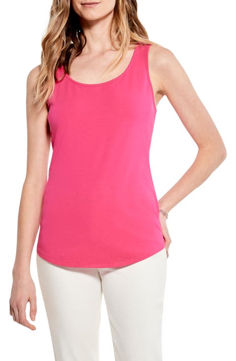 Perfect Shirttail Stretch Cotton Tank