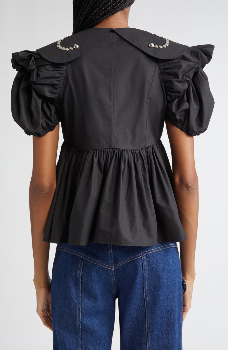 Chopova Lowena Black Lasso Top, Alternate, color,