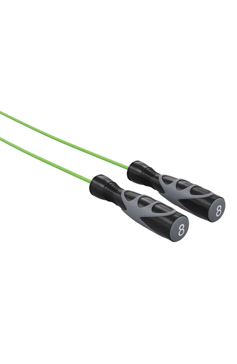 Power Systems Elite Jump Rope, Vinyl Training Rope for Cardio, Fitness & Skipping Exercise, Alternate, color, Black