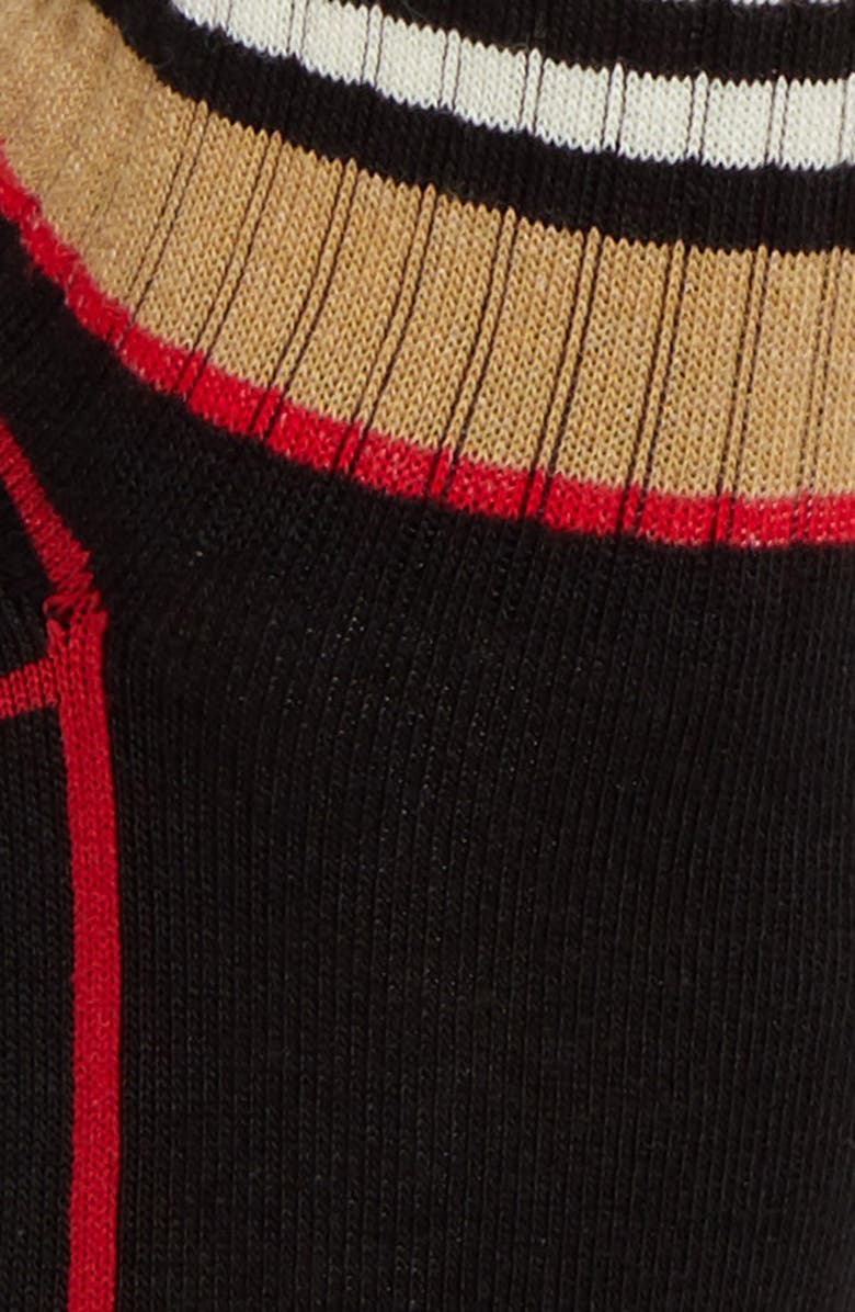 Burberry Icon Stripe Ankle Socks, Alternate, color, 