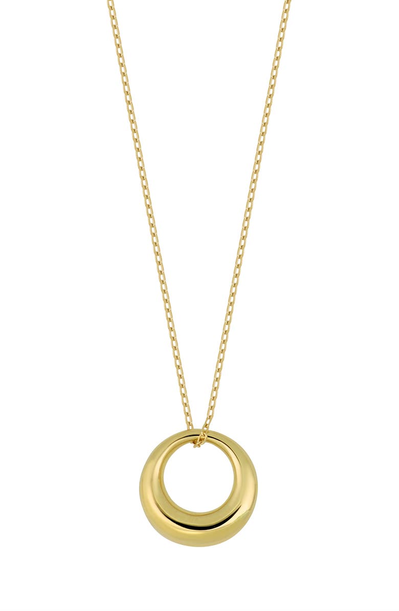 Bony Levy 14K Gold Graduated Circle Pendant Necklace, Main, color, 14K Yellow Gold