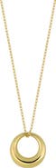 Bony Levy 14K Gold Graduated Circle Pendant Necklace