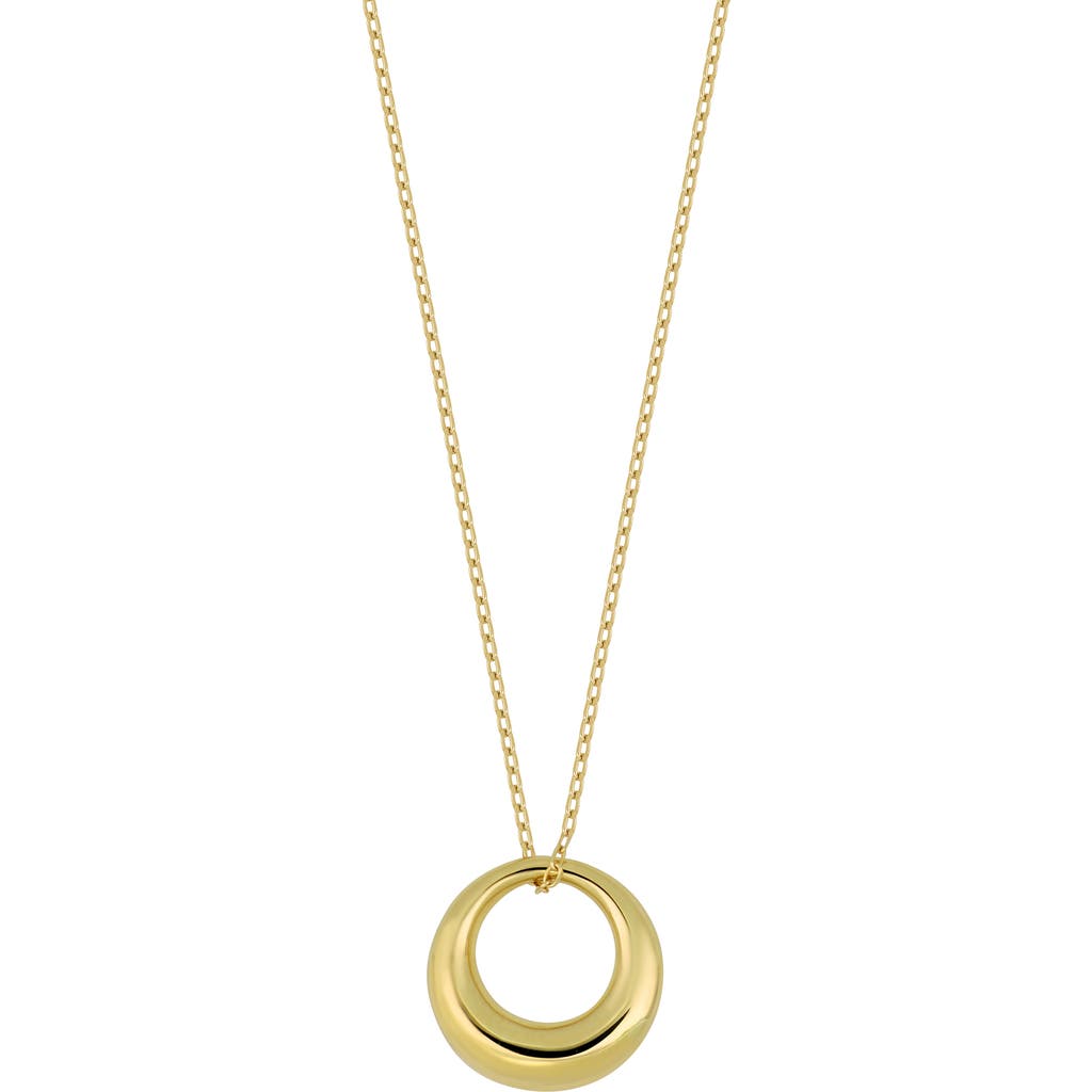 Bony Levy 14k Gold Graduated Circle Pendant Necklace