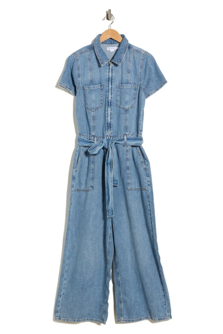 Fit for Success Straight Leg Denim Jumpsuit, Alternate, color, INDIGO786