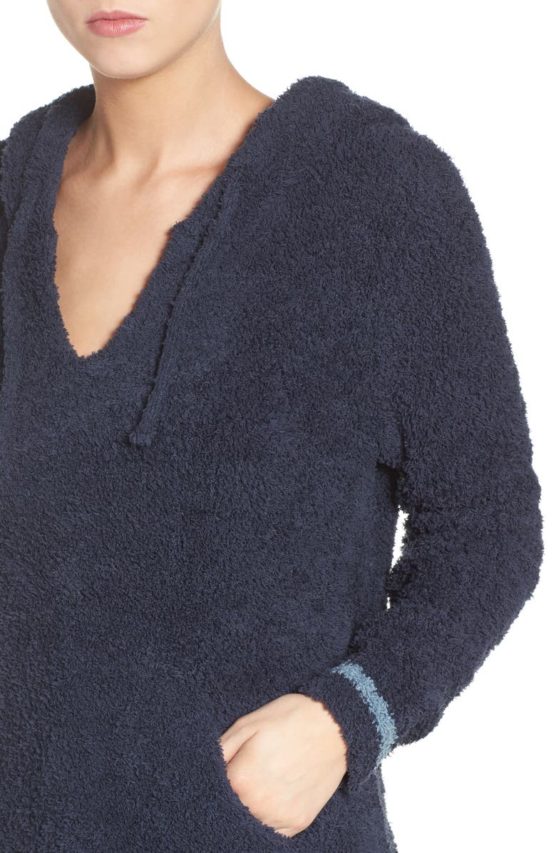 Barefoot Dreams<sup>®</sup> Barefoot Dreams Cozychic<sup>®</sup> Baha Lounge Hoodie, Alternate, color, Indigo/Dusk