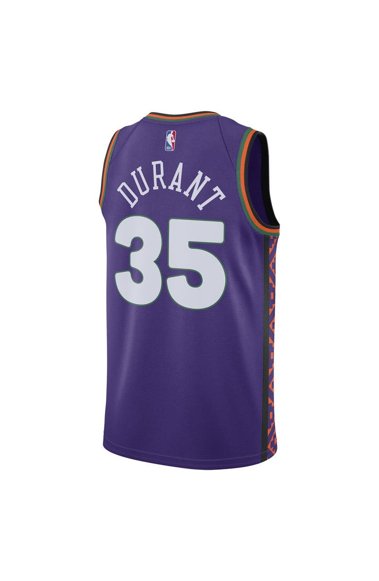 Nike Unisex Nike Kevin Durant Purple Phoenix Suns 2024/25 Swingman Player Jersey - City Edition, Alternate, color,