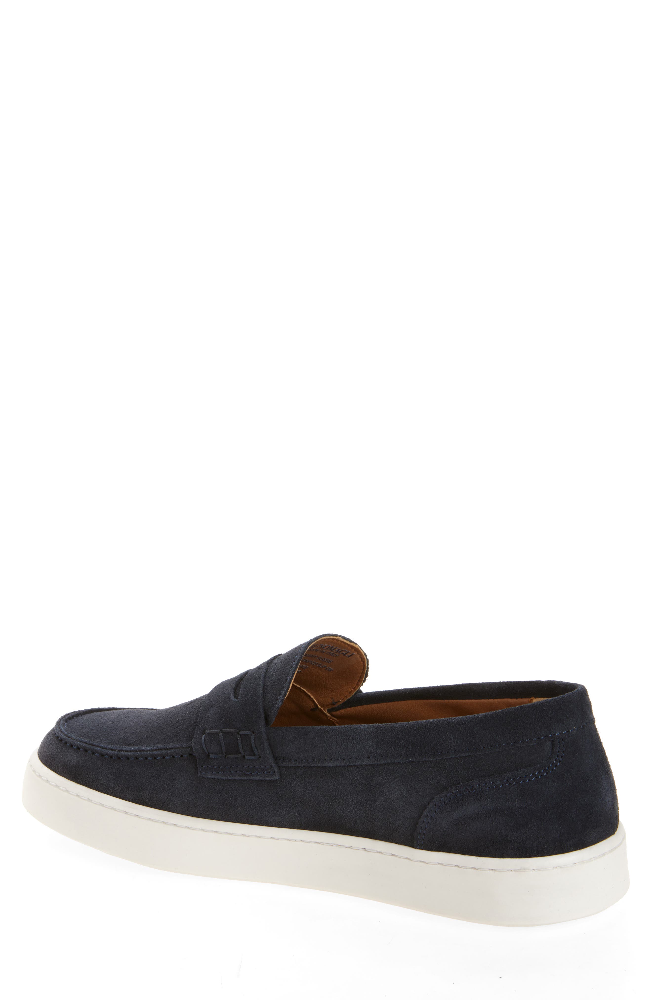Bruno Magli Magnifico Slip-On, Alternate, color, Navy Suede