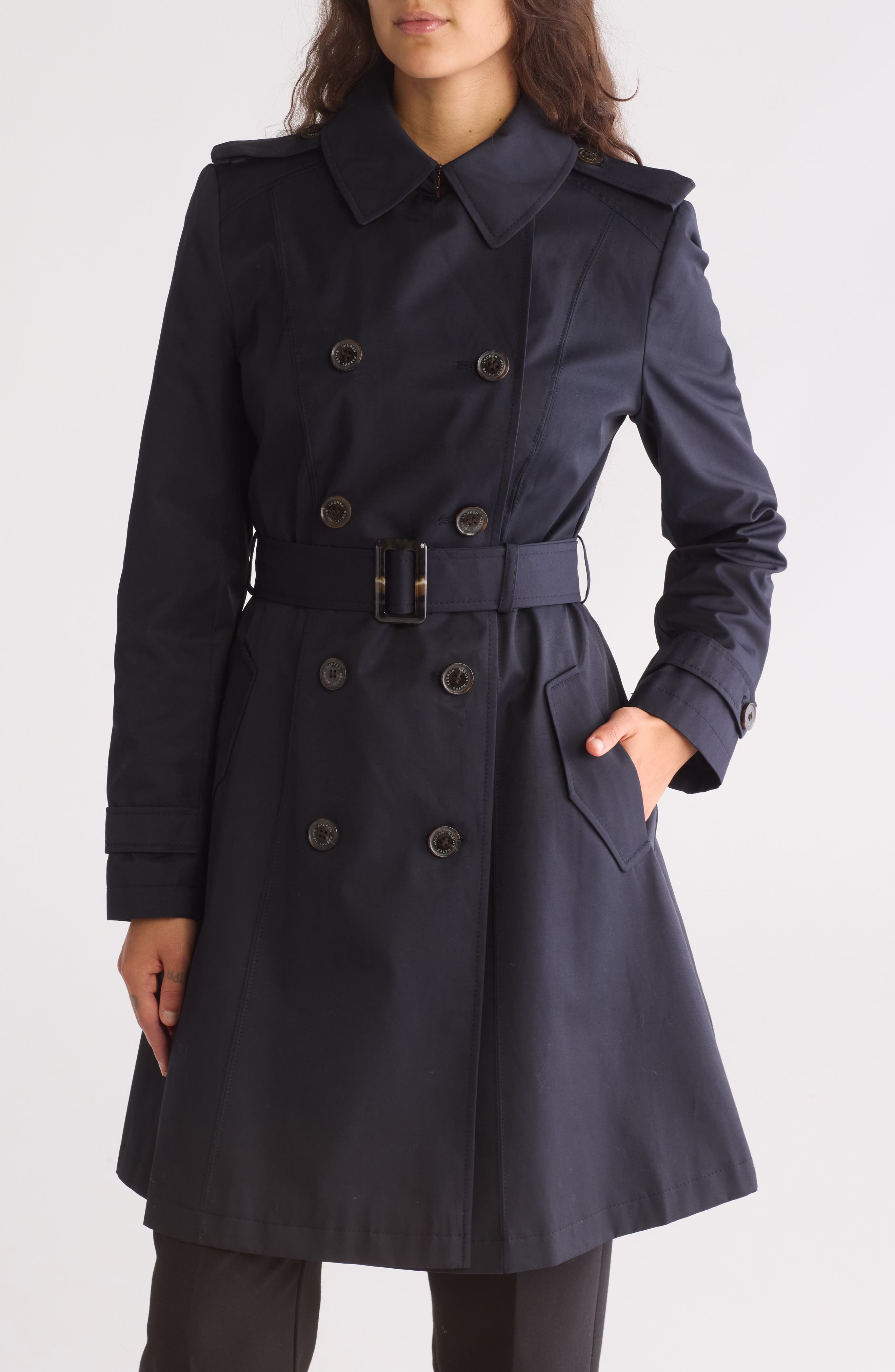 Lauren Ralph Lauren Needle Trench Coat