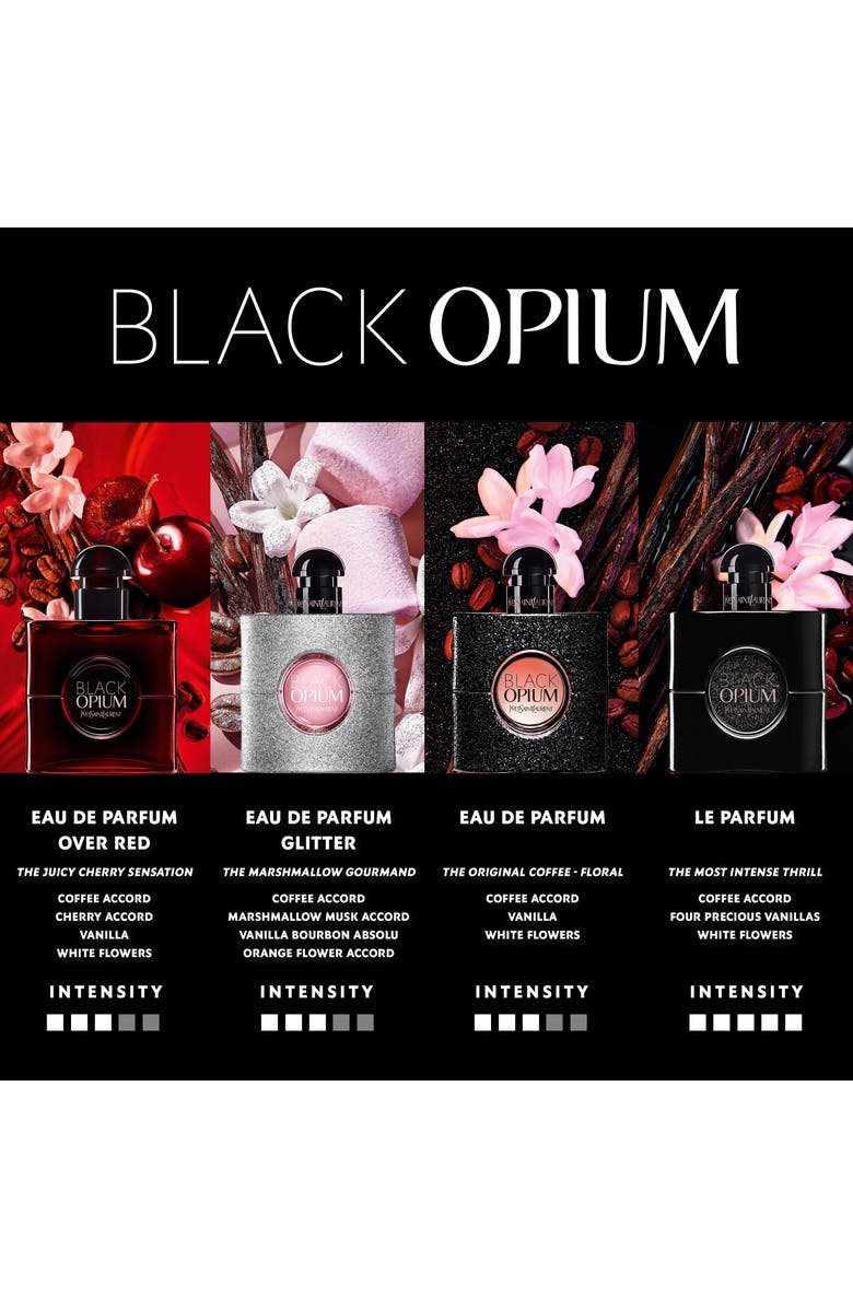 Yves Saint Laurent Black Opium Eau de Parfum Glitter, Alternate, color, 