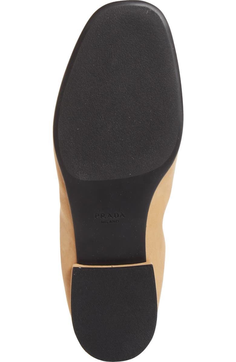 Prada Shuffle Penny Loafer, Alternate, color, Deserto
