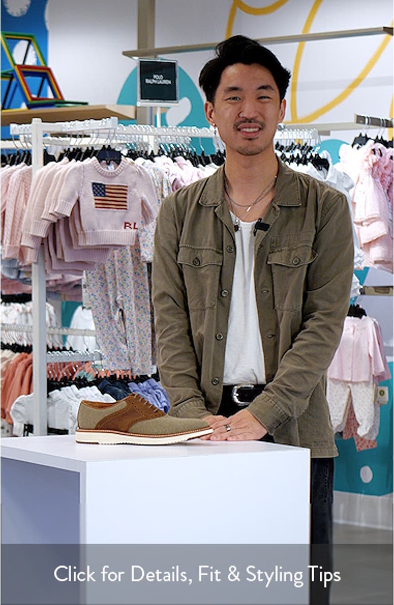 Upton Knit Saddle Shoe, sales video thumbnail