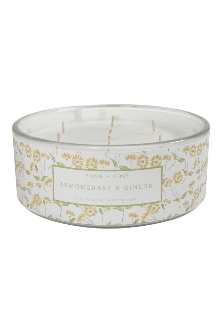 Line Wrap Scented Candle, Main, color, LEMONGRASS N GINGER