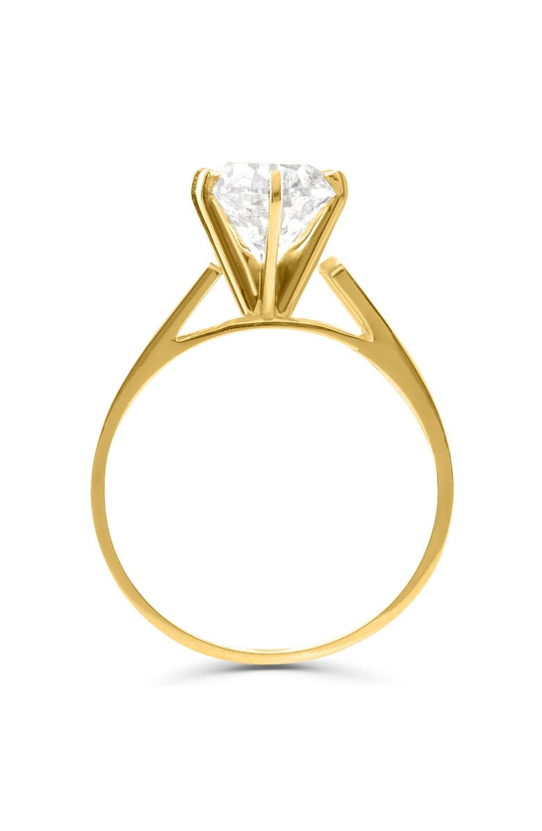 Bliss Diamond Certified 2Ct Round Diamond Solitaire Engagement Ring 14k Gold Lab Grown, Alternate, color, 14K Yellow Gold