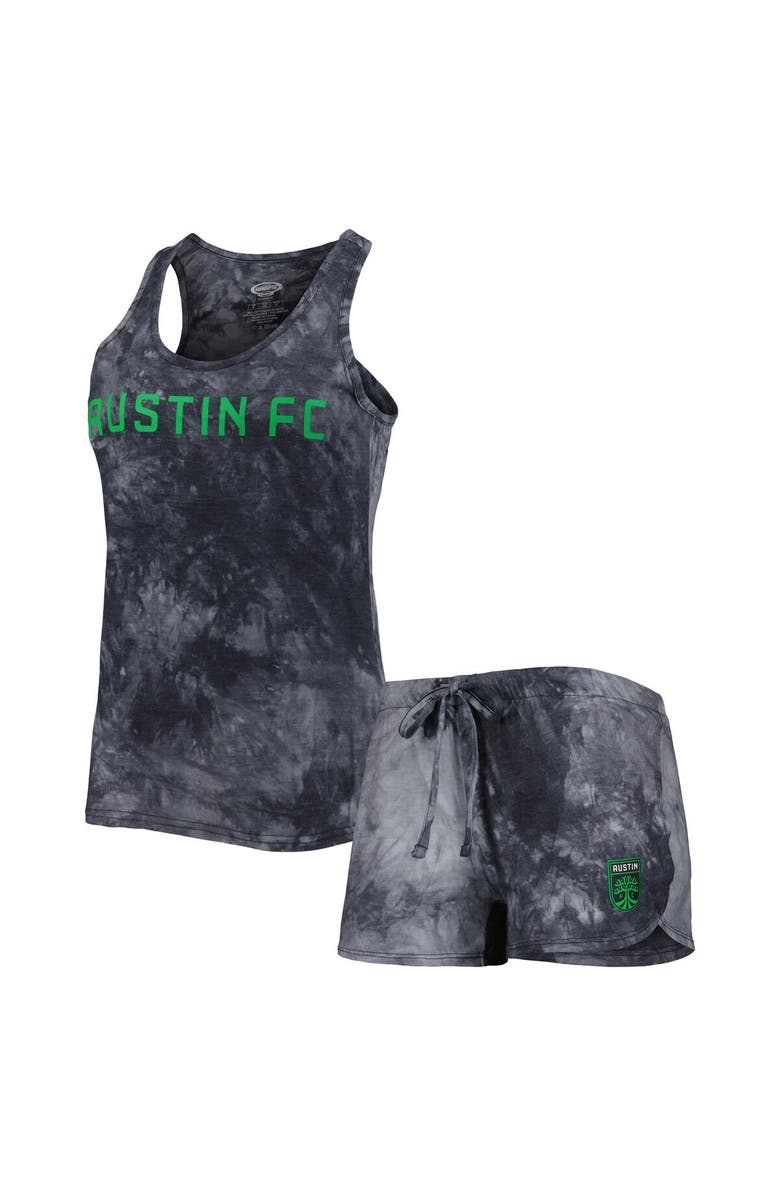 CONCEPTS SPORT Women's Concepts Sport Charcoal Austin FC Billboard Tank Top & Shorts Sleep Set, Main, color, 