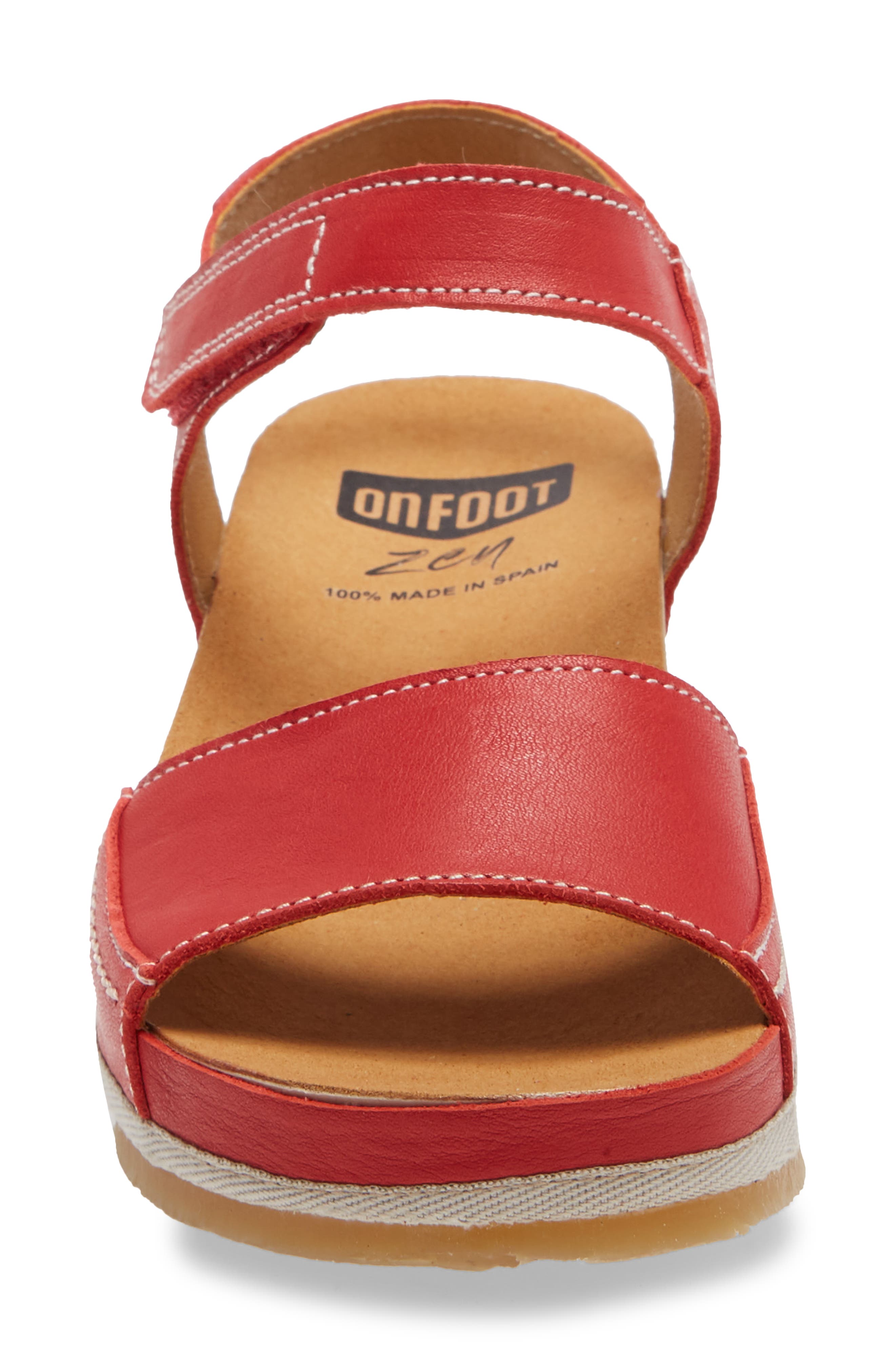 Platform Sandal, Alternate, color, ROJO