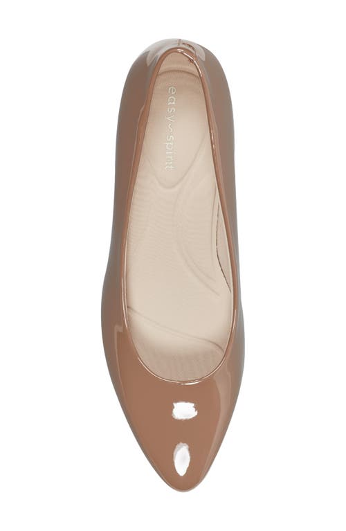 Easy Spirit Nicole Almond Toe Pump In Brown
