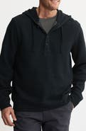 JACHS Textured Knit Hooded Pullover