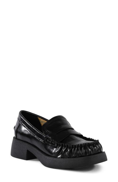 BC Footwear Fiction Faux Leather Penny Loafer in Black at Nordstrom, Size 9.5