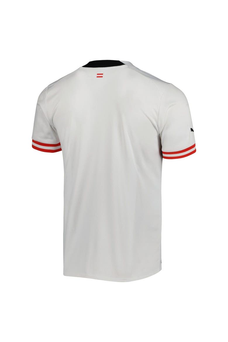 Men's Puma White Austria National Team 2022/23 Away Replica Jersey, Alternate, color, White