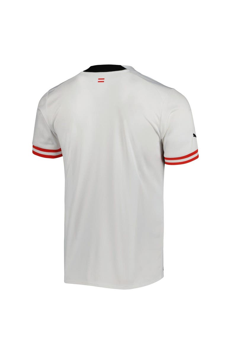 PUMA Men's Puma White Austria National Team 2022/23 Away Replica Jersey, Alternate, color, 